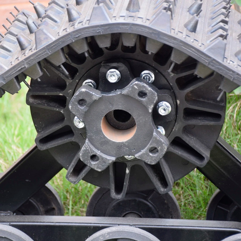 L size 1 Pair ATV Quad Snow Tracks UTV Buggy Quad Rear wheel Tire Sand Snowmobile Track Assembly Fi