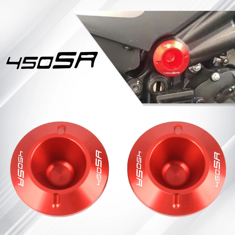 New Motorcycle Accessories Frame Hole Cap Plug Frame Insert Swingarm bolt Cover FOR CFMOTO 450SR 45