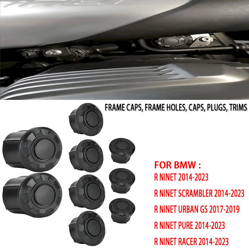 For BMW R NINE T R NINET R9T R 9 T 9T Pure Racer Scrambler 2014-2023 Motorcycle Frame Cap Frame Hol