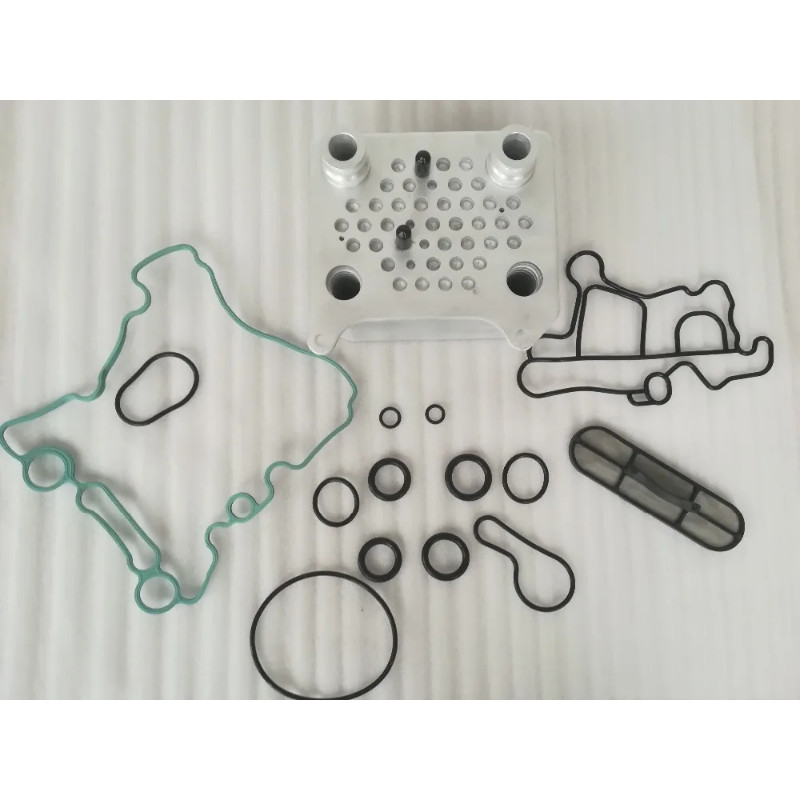 Oil Cooler&Gaskets Fit For Ford E350/F250/450/550 Super Duty 6.0L V8 Diesel OHV 3C3Z6A642CA VIN COD