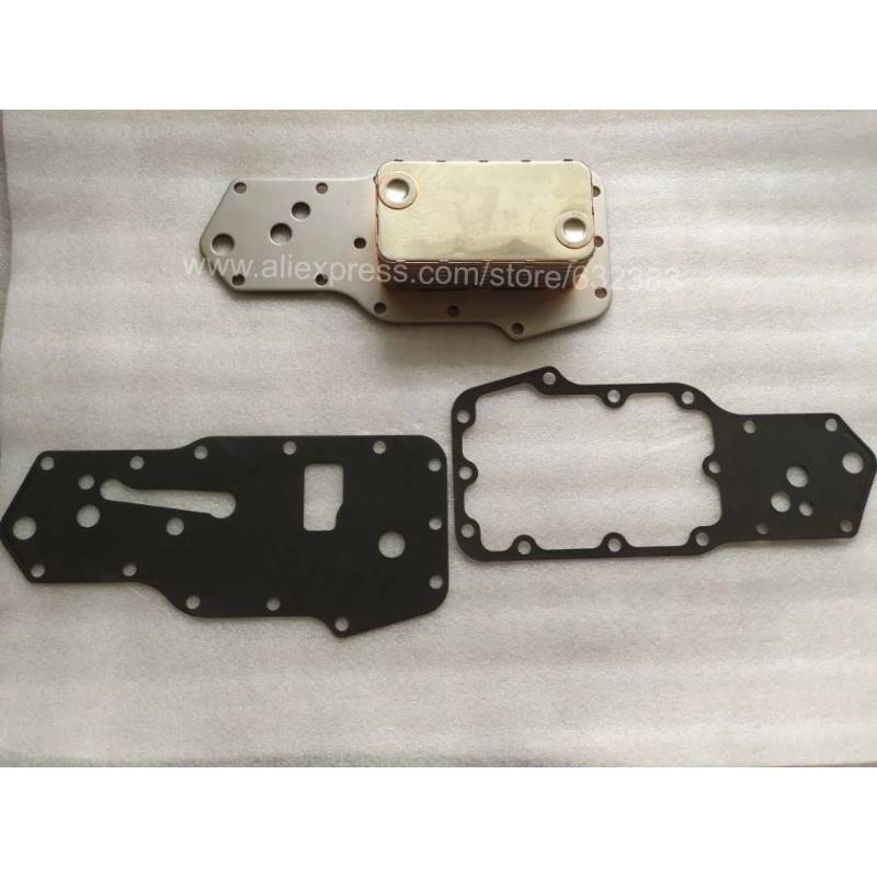 6D102 Oil Cooler Core With Gasket For Komatsu Engine 1Set