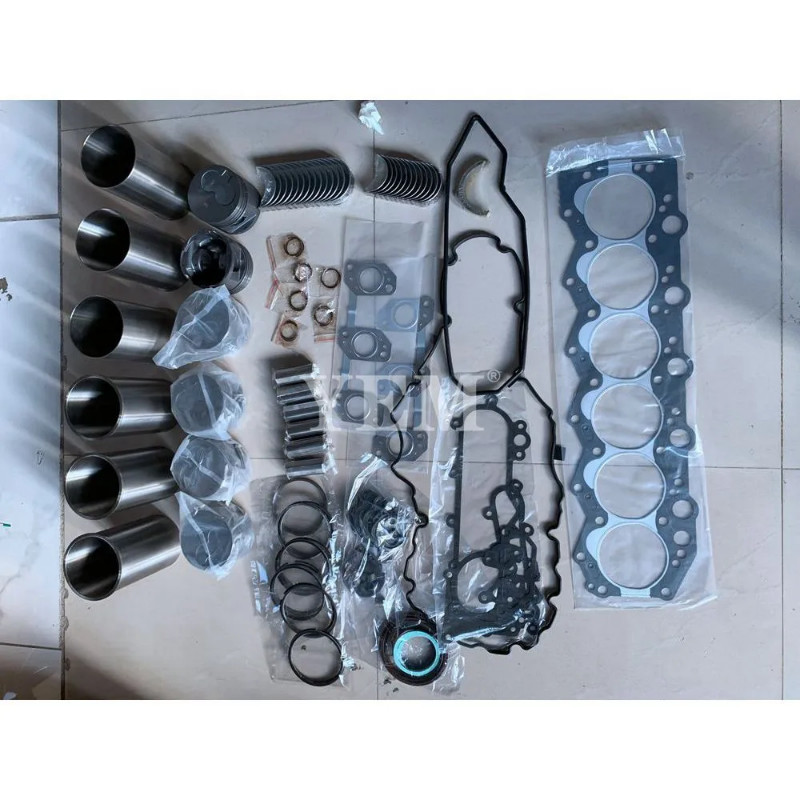 1HZ Engine Overhaul Rebuild Kit With Gasket Set Engine Valves Main Connrod Bearing For Toyota Excav