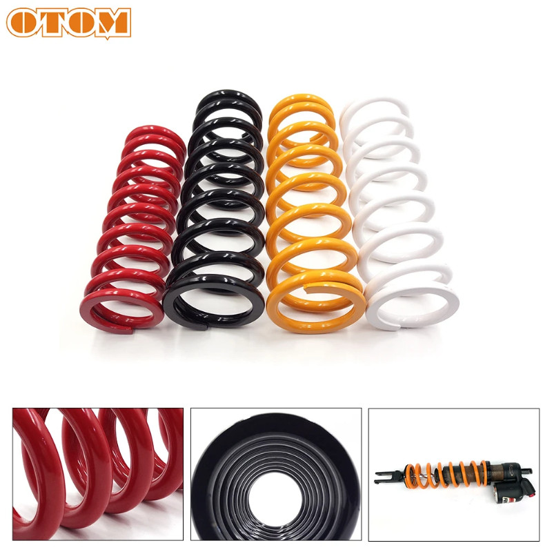 OTOM Motorcycle Rear Shock Spring Suspension Absorber 60si2Mn Compression Ring For KAYO GUIZUN BOSU