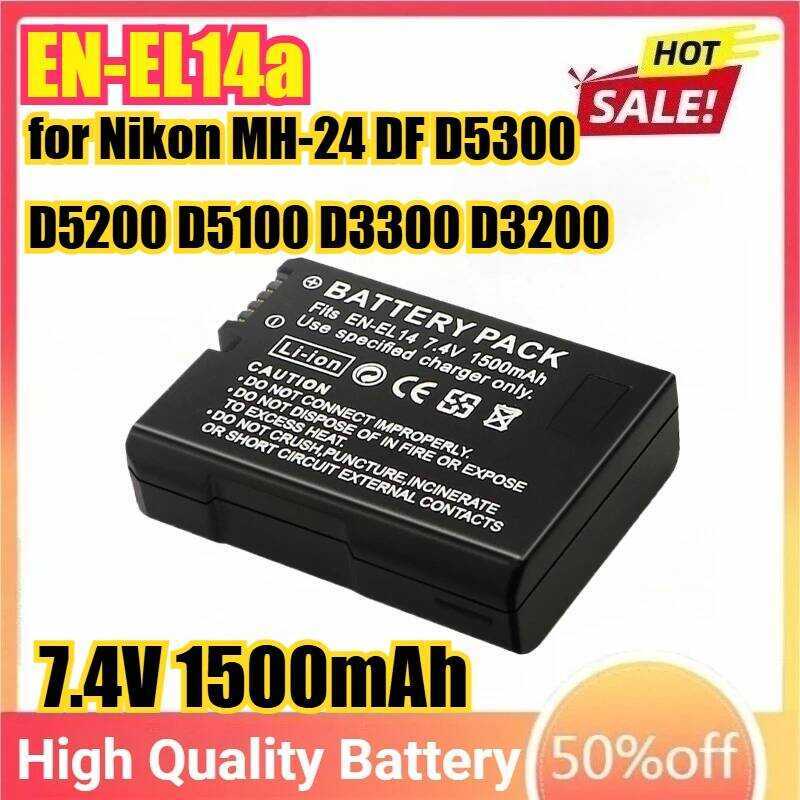 C En-El14a Enel14a Camera B For Nikon Mh-24 DF D5300 D5200 D5100 D3300 D3200 D3100 P7100 P7700 P780