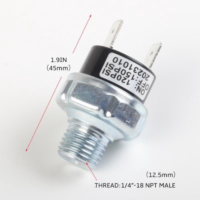 Air pump air คอมเพรสเซอร์ความดันสวิทช์ differential pressure switch 80/110/140/90/120/ 150/180/200p