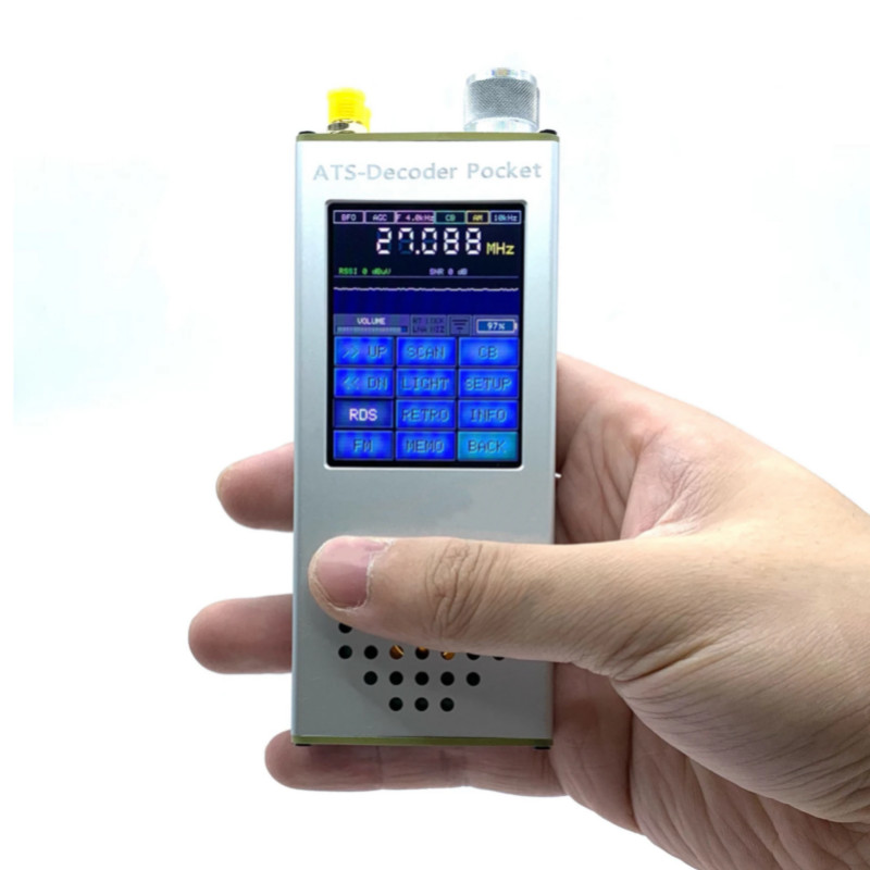 ATS-Decoder Pocket Si4732 Full Band Radio Receiver FM RDS AM MW SW SSB DSP for Professional Radio D