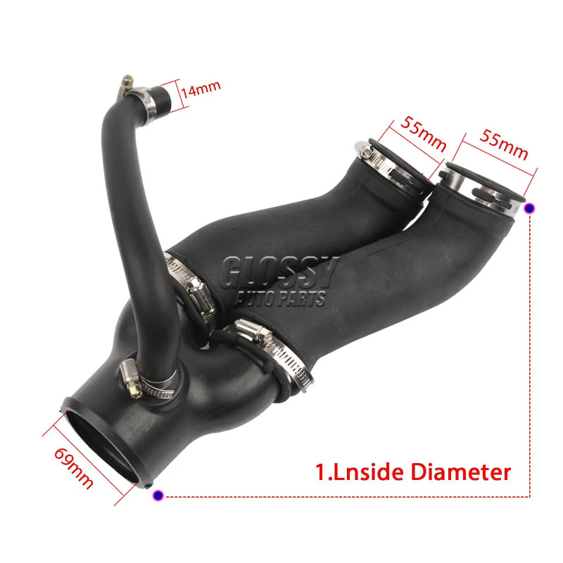 AP03 New Air Intake Cleaner Duct Hose Pipe F6TZ9B659AD For Ford Bronco For Ford F150 F250 F350 1994