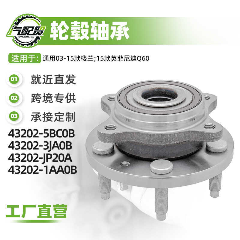 รถ Hub Unit Axle Head หัวเพลาด้านหลัง 43202-5BC0B เหมาะสําหรับรุ่น 03-15 Loulan