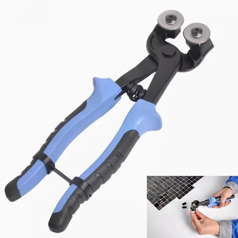 Mosaic cutting pliers double roller tile pliers wheel pliers tile glass cutting pliers