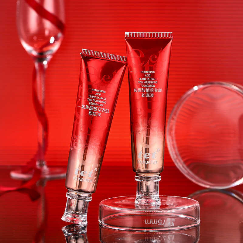 Tet Hyaluronic Acid Plant Extract Nourishing Skin Liquid Foundation Natural Clear Service คอนซีลเลอร