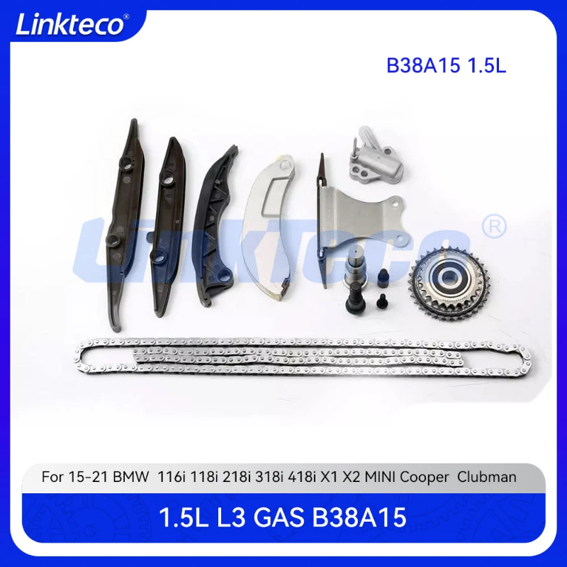 Engine Timing Chain Kit Fit 1.5 T L L3 GAS B38 For 15-21 BMW 116i 118i 216i 218i 318i 418i X1 X2 MI