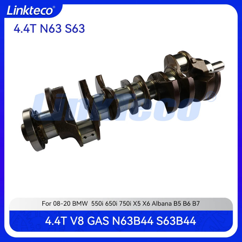 Engine part Crankshaft Fit 4.4 T L V8 GAS N63 N63B44 For 08-20 BMW 550i 650i 750i X5 X6 Albana B5 B
