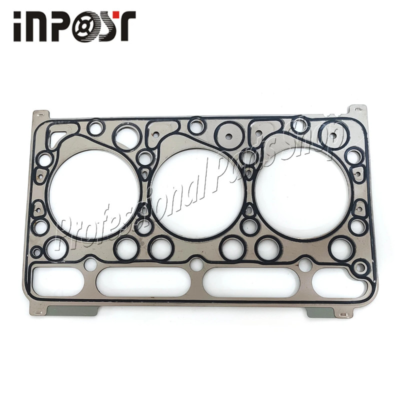 D1302 Cylinder Head Gasket For Kubota D1302 D1302A Engine KH11H KH60 Tractor (stainless)