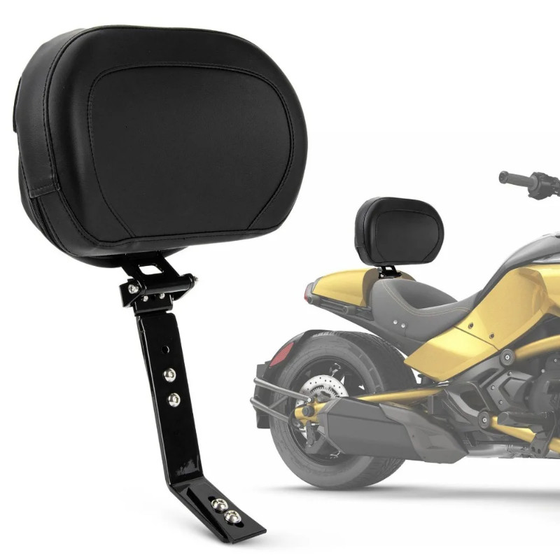 Motorcycle Driver Backrest Adjustable Mount Kit for Can Am Spyder F3 F3-L F3-S F3-T 2015-2024