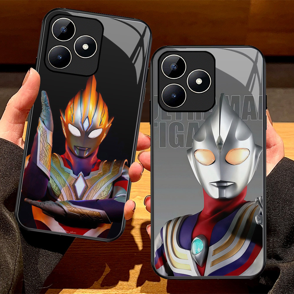 G-57 Ultraman HD Glass Casing สําหรับ Realme C35 C55 C30S C33 C31 C53 C30 กรณี