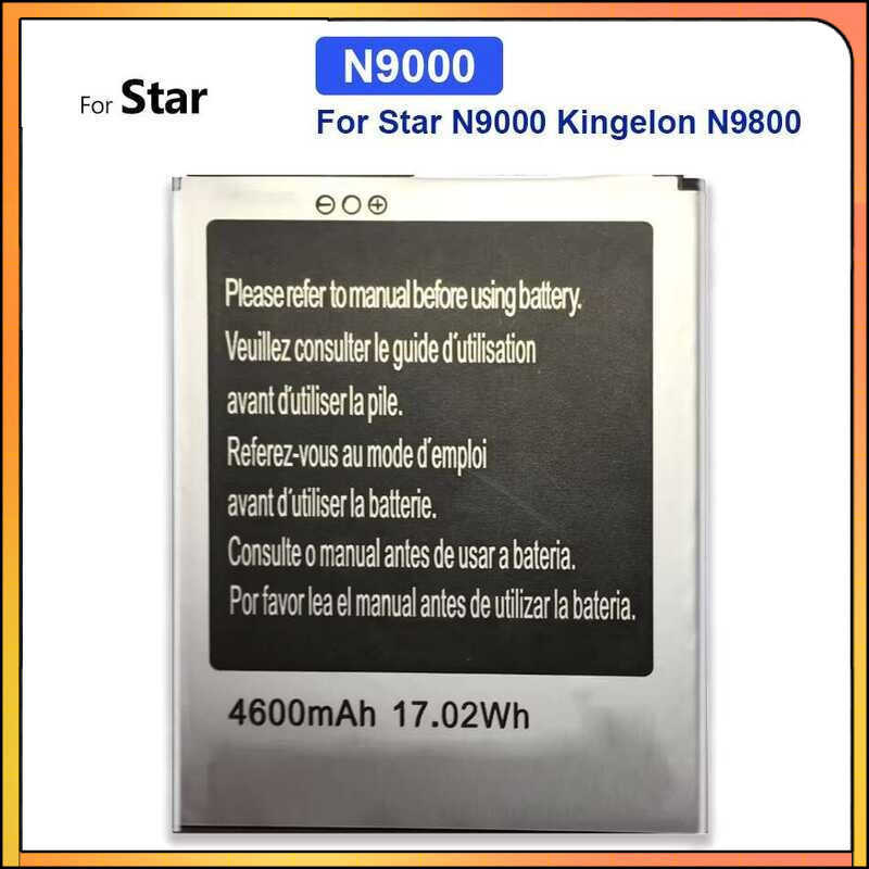 4600mAh Mobile Phone แบตเตอรี่ for Star N9000 Kingelon N9800 Quad Core MTK6582 - High Capacity