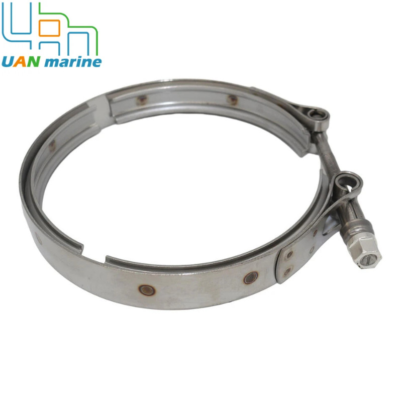 V-Band Exhaust Clamp For Yanmar 6LY 6LY2 6LY3 6LYA 6CX Marine Diesel Engine119574-13300 Volvo 86501