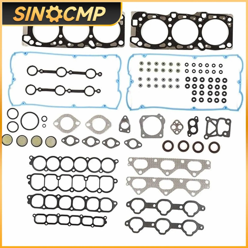 1set Engine Overhaul Gasket Seals Kit HS26293PT-1 HS26293PT-2 For 02-06 Hyundai Santa Fe Kia 3.5 G6