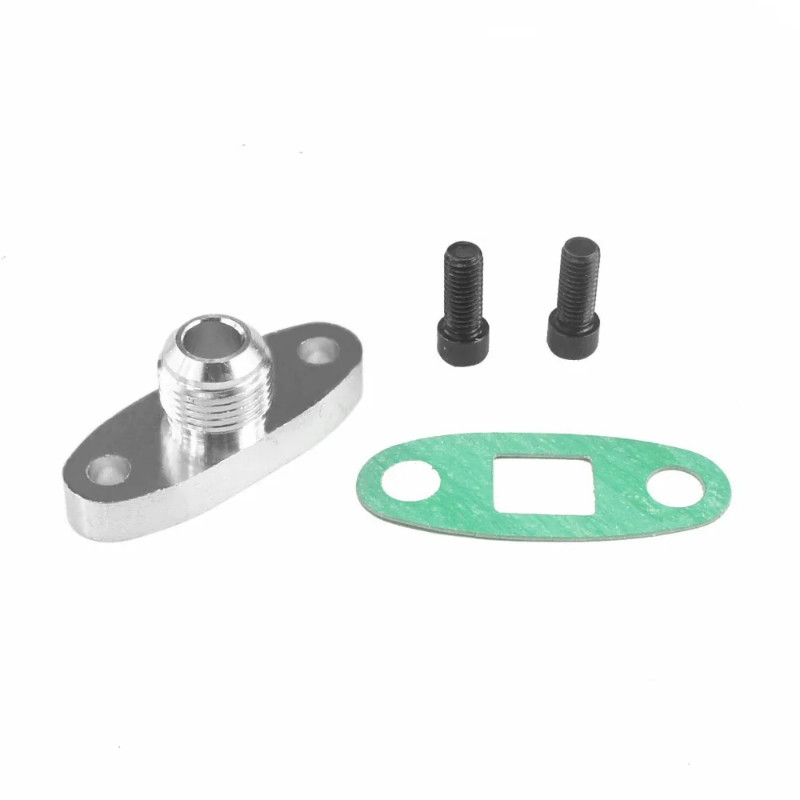10 AN Turbo Oil Drain Outlet Flange Adapter AN10 Fitting For T3 T4 T04 GT40 GT50 GT55