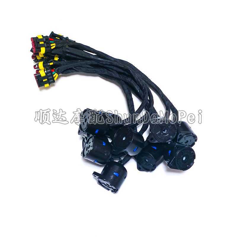 Huanglong BJ600GS-A BN Jinpeng 502BJ500-A 750 ล็อคประตูไฟฟ้าภายใต้การเชื่อมต่อปลั๊กลวดสําหรับซ่อม