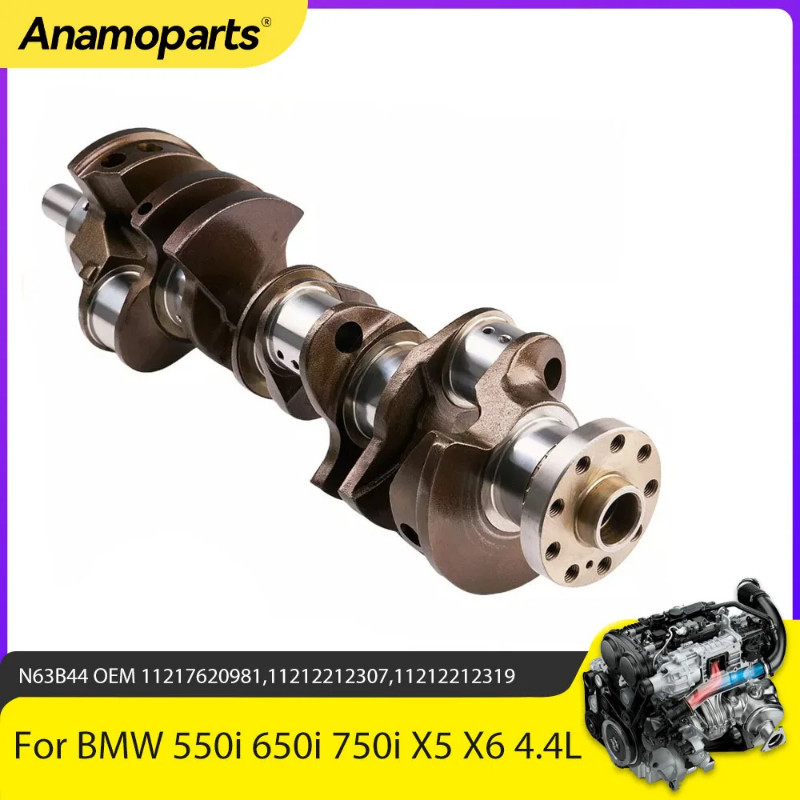 Engine Parts Crankshaft Fit 4.4 L T N63B44 For BMW 550i 650i 750i X5 X6 4.4L V8 Gas N63 11217620981