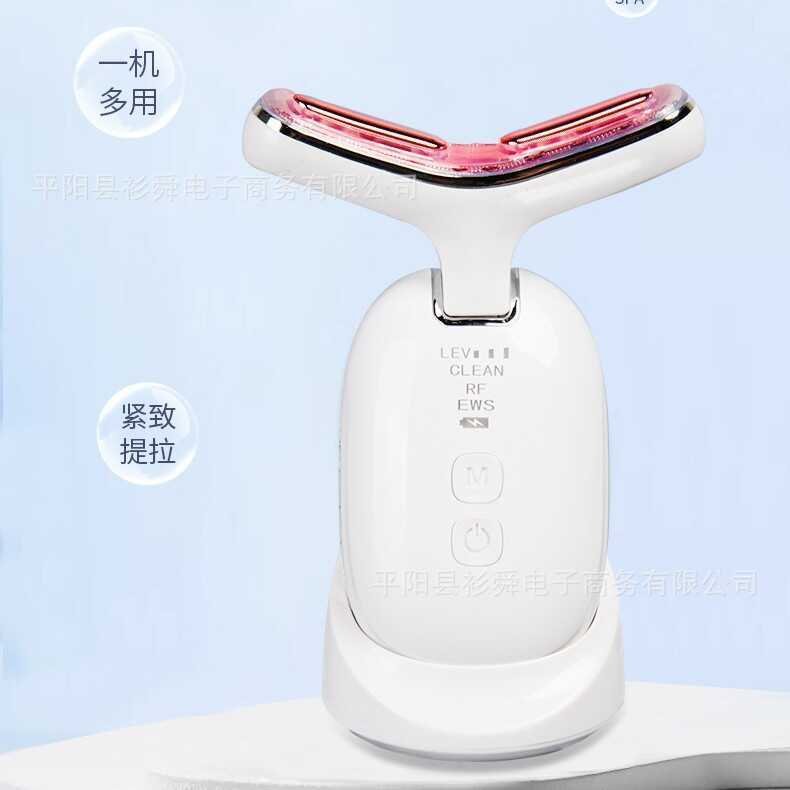คอเครื่องมือความงาม EMS Micro-Current Beauty Instrument Lifting Firming Skin Rejuvenation Instrument
