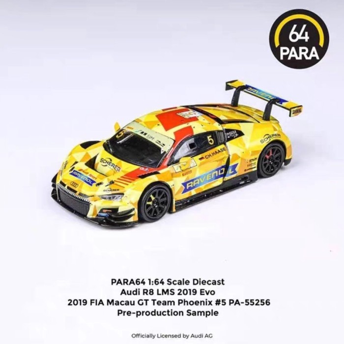 PARA64 1/64 2015 Audi Audi R8 LMS Racing Model เครื่องประดับแบบคงที่
