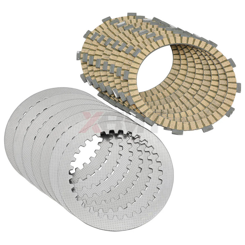 Motorcycle Clutch Friction Plate Discs For Yamaha Virago XV700C XV920 XV1000 BT1100 Bulldog XV1100