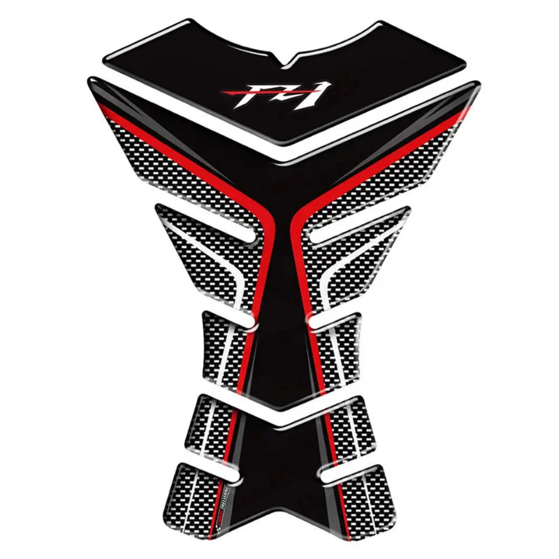 Motorcycle FOR YAMAHA FZ1 FZ1N FZ1S FZ1A ankpad Sticker Fishbone 3D Tank Pad Stickers Oil Gas Prote