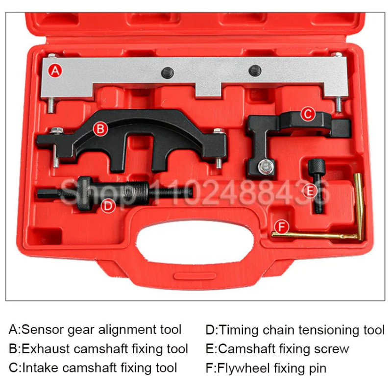 6pcs Camshaft Alignment Locking Timing Tool for BMW N40 N45 N45T 1.6