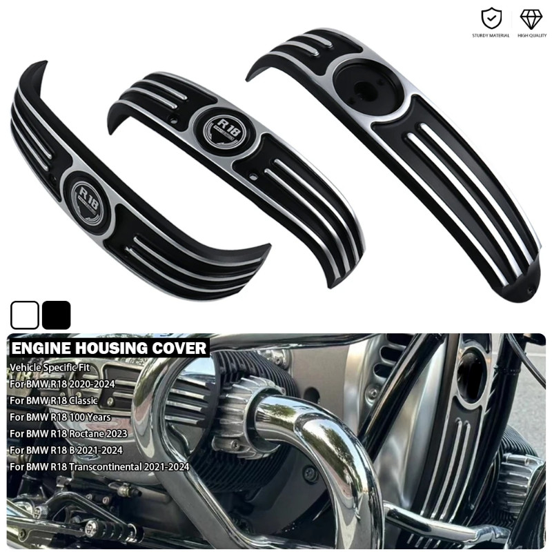 Motorcycle Cylinder Head Protector Engine Housing Trim Cover For BMW R 18 Classic 100 Years R18B R1