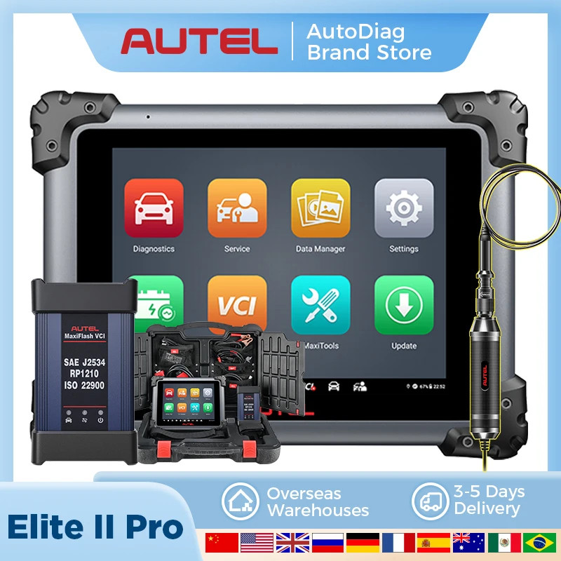 Autel MaxiSys Elite II Pro Diagnostic Tools J2534 ECU Reprogramming Tool Auto ECU Coding Scanner as