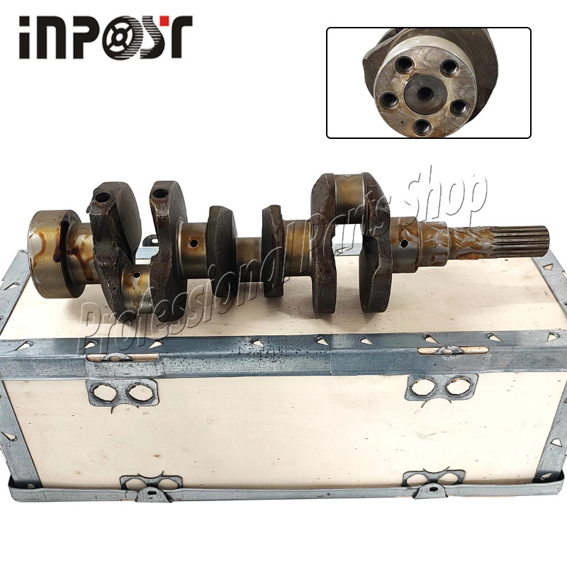 D722 Crankshaft For Kubota D722 B7400HSD Tractor Bobcat 453F 16861-23012