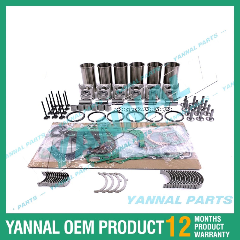 For Volvo Excavator EC210B Engine D6DEAE2 Overhaul Rebuild Kit