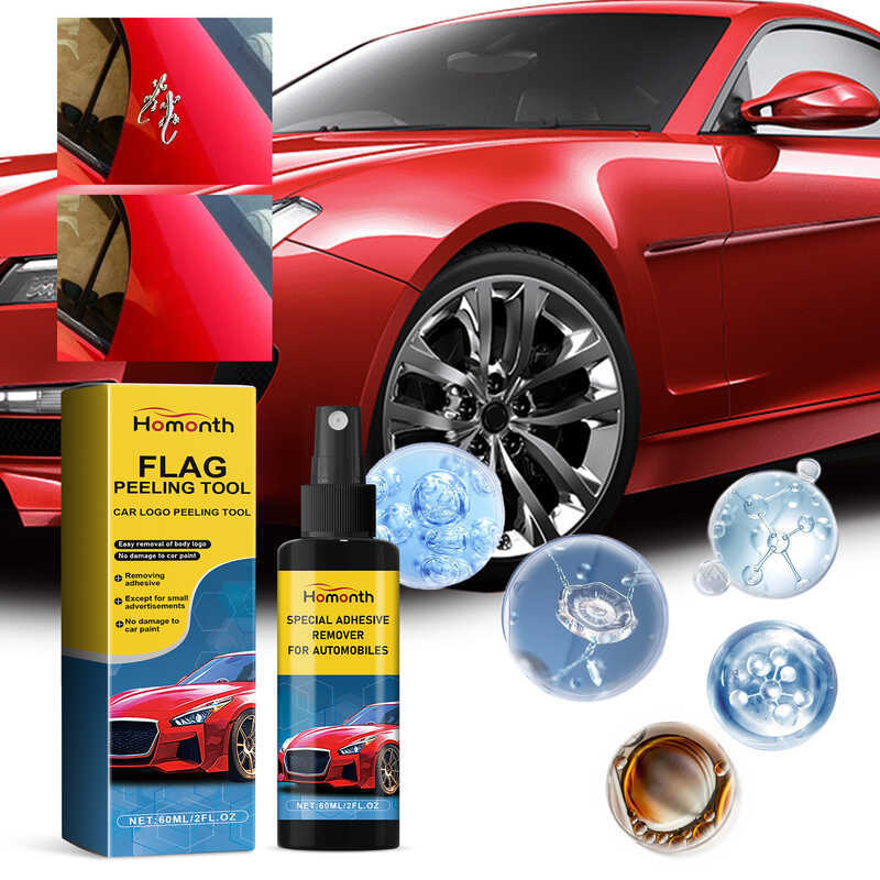 Homonth Car Sticker Remover มัลติฟังก์ชั่นกาวกําจัดประตูรถกระจกหน้าต่างกาว Remover Cleaner