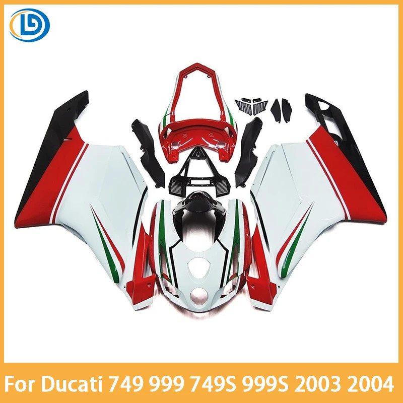 Injection Molding Body Shell For Ducati 749 999 2003 2004 999/749 749s 03 04 White Red Green Motorc