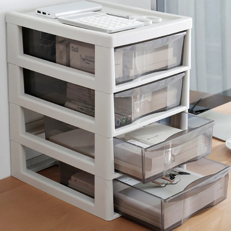Transparent Cosmetic Drawer, Makeup Storage Box, Jewelry Box, Office, Study File Storage Box, DIY,