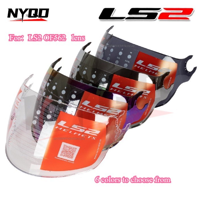 LS2 Lenses OF562 Original Helmet Lenses Transparent Lenses Helmet Accessories 6 Colors To Choose Fr