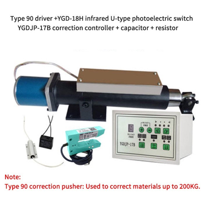 90 Infrared U-Shaped Photoelectric Correction Execution System Corrects Controller Tracks System Te
