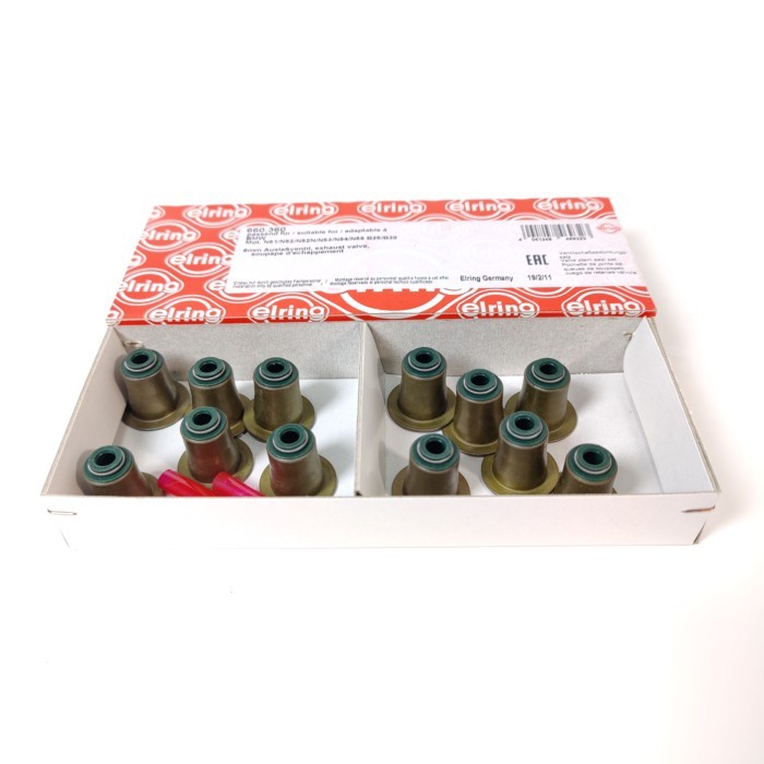 Elring Intake Valve Oil Seals 11340035853 For BMW N52/N53/N54/N55 230i 330i 335i 535i 740i M3 M4 X1