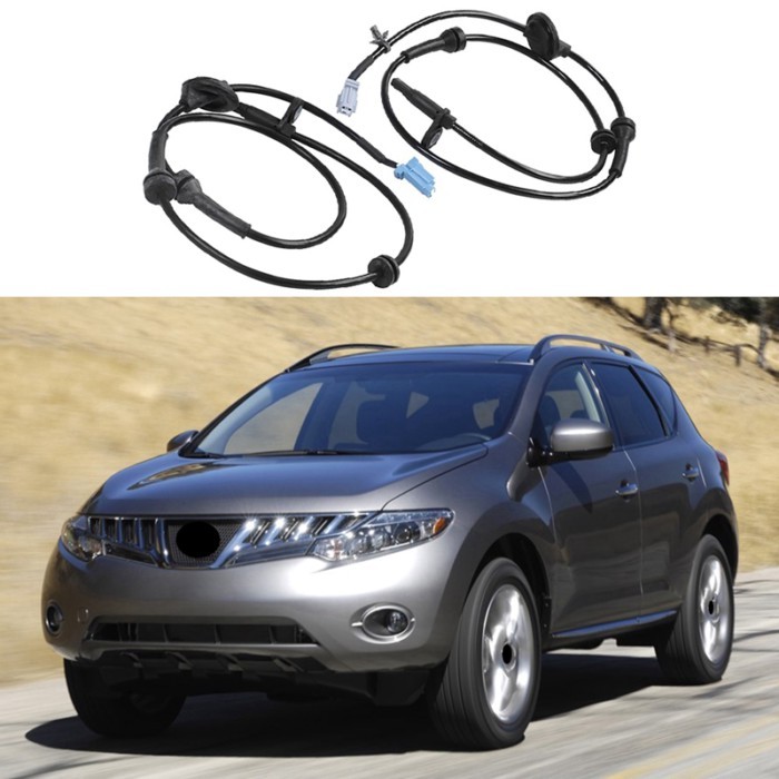 2Pcs Front Left & Right ABS Wheel Speed Sensor For Nissan Murano 03-08 Quest 03-09 3.5L V6 47910-CA