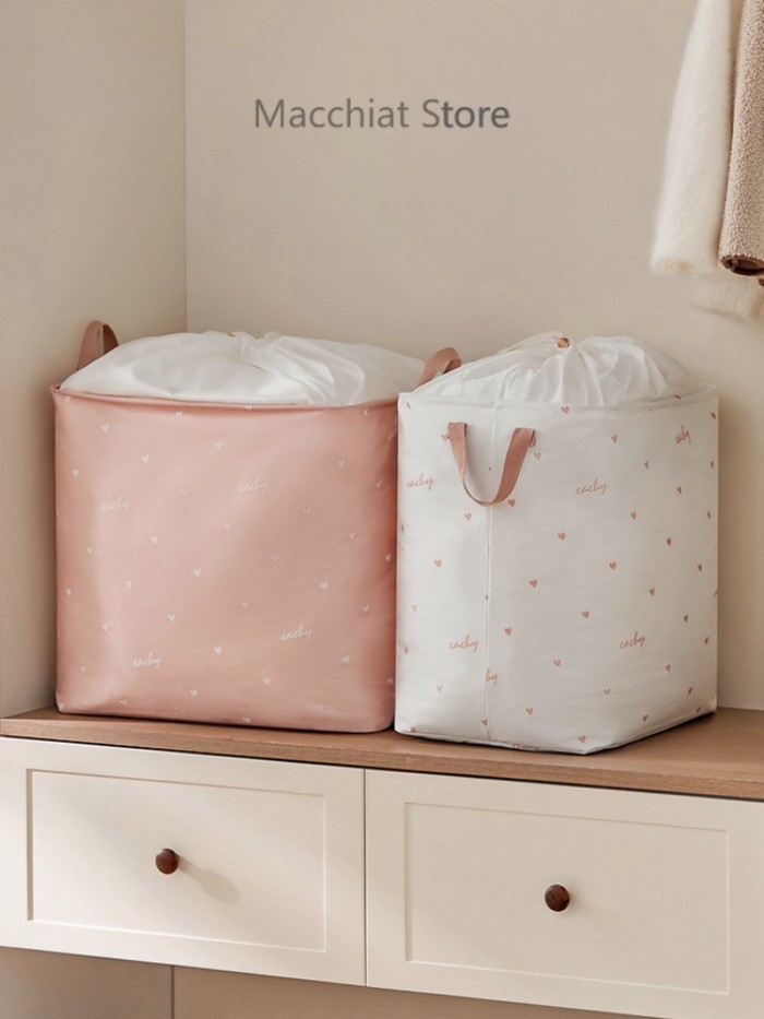 Storage Box Household Wardrobe Clothing  Basket Quilt   Moving Artifact Large