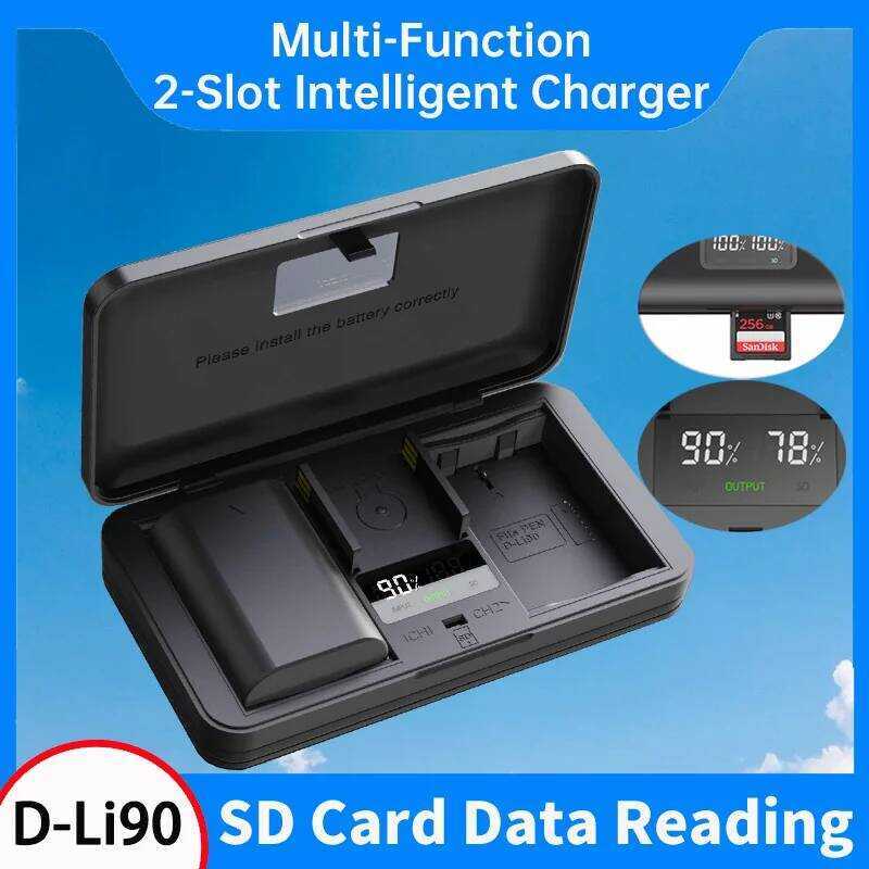 C D-Li0 Dli0 D Li0 Battery Charger For PENTAX K-1Ii K-7 K7d K-5 K5d K-5I K-5Iis K-3 K-3Ii K3iii K-1