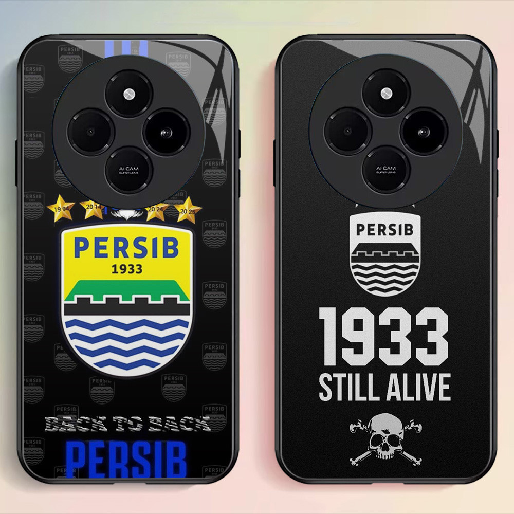 G-63 Persib HD Glass Casing สําหรับ Xiaomi Redmi A3 14R 14C A4 Pro 5G Case