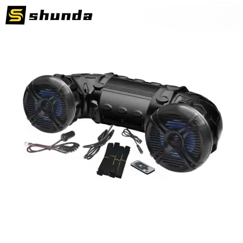 6.5Inch 8 Inch Marine Speaker Cabinet Golf Cart Speaker System Waterproof With BT Witnout Light OEM