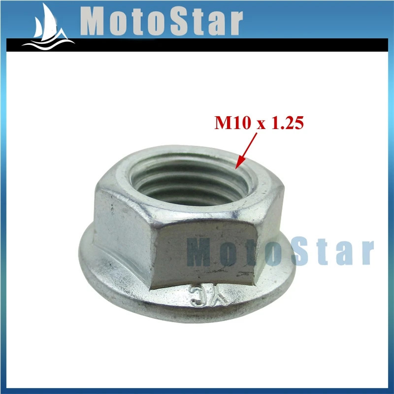 10pcs Flywheel Nut For Zongshen 60cc 110cc 125cc 140cc 155cc 190cc Engine Dirt Pit Bike Motorcycle