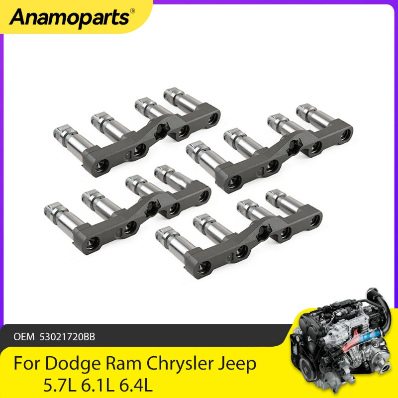 Engine Parts 16x Valve Lifters MDS Fit 5.7 6.1 6.4 L For 2004-2018 Dodge Charger Ram Chrysler 300 J