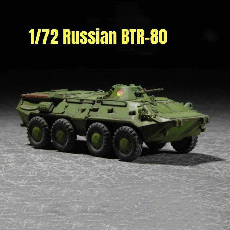 C TRUMPETER 1/72 Russian Btr-80 Armored Carrier Plastic Assembly Model