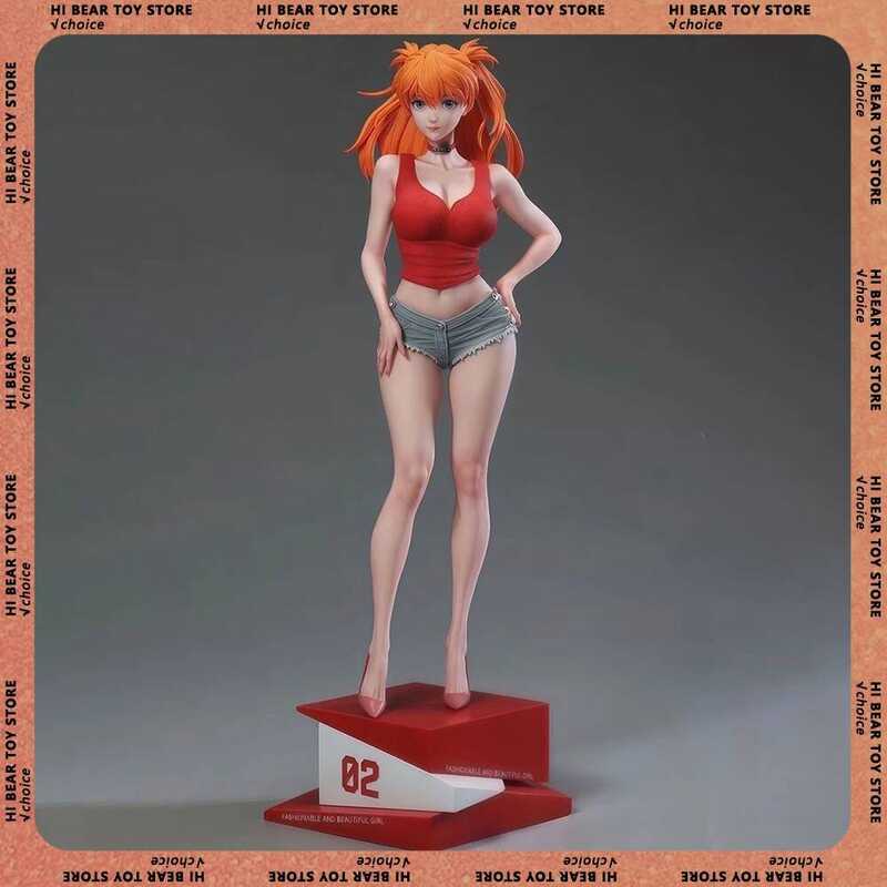 C Asuka Langley Soryu Figure Ayanami Rei Figure Shikinami Asuka Rangurē Fig Anime Periphery Model S