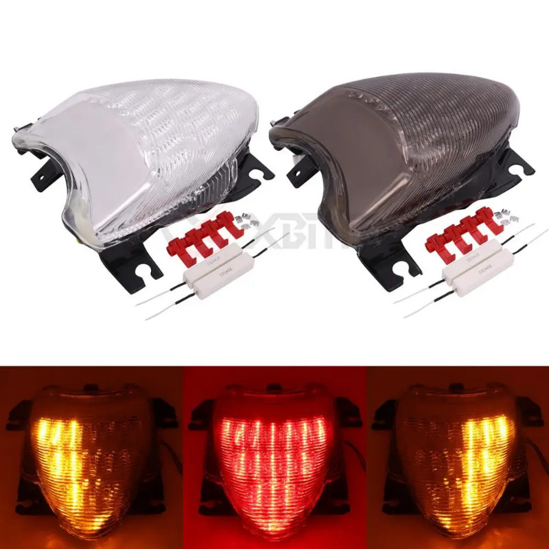 Motorcycle LED Tail Light Brake Turn Signals Integrated For Suzuki Boulevard M109R Inirvoer 1800 VZ